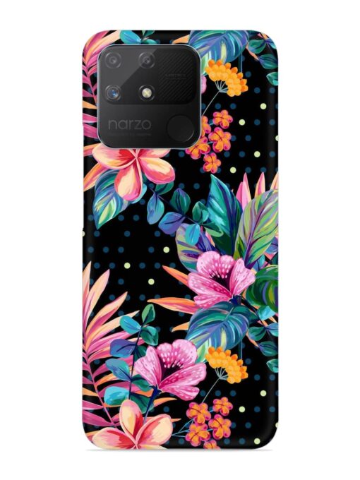 Seamless Floral Pattern Snap Case for Realme Narzo 50A Zapvi