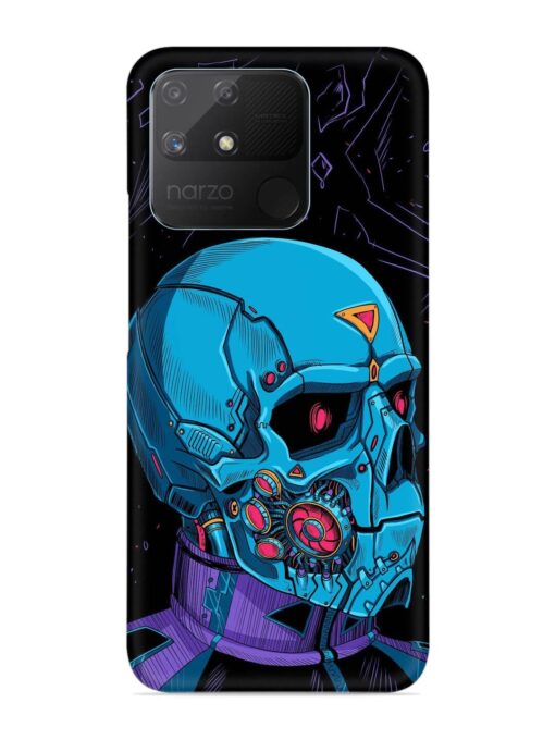 Skull Robo Vector Snap Case for Realme Narzo 50A Zapvi