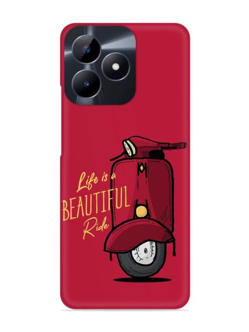 Life Is Beautiful Rides Snap Case for Realme Narzo N53 Zapvi