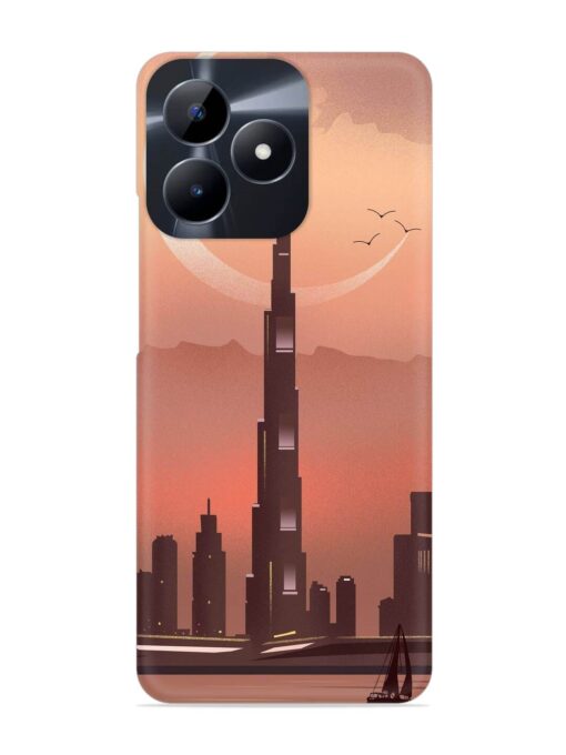 Landmark Burj Khalifa Snap Case for Realme Narzo N53 Zapvi