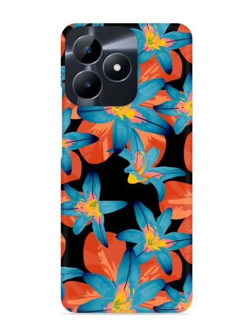 Philippine Flowers Seamless Snap Case for Realme Narzo N53 Zapvi