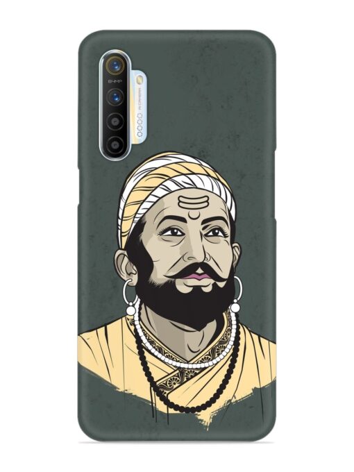 Shivaji Maharaj Vector Art Snap Case for Realme X2 Zapvi