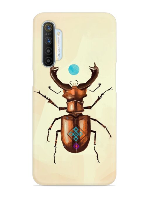 Stag Beetle Vector Snap Case for Realme X2 Zapvi