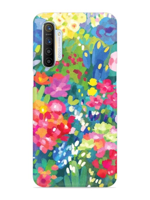 Watercolor Flower Art Snap Case for Realme X2 Zapvi