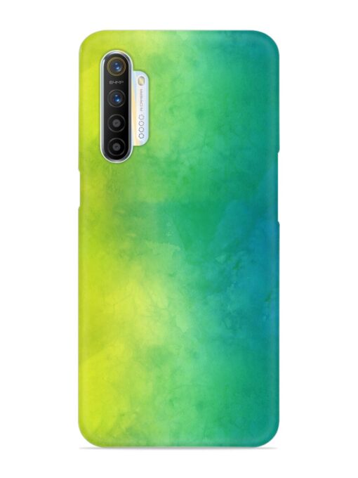 Yellow Green Gradient Snap Case for Realme X2 Zapvi
