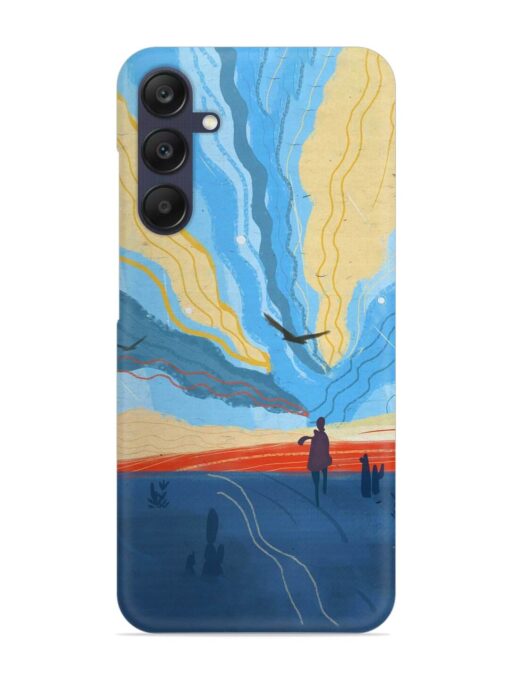 Minimal Abstract Landscape Snap Case for Samsung Galaxy A05S Zapvi
