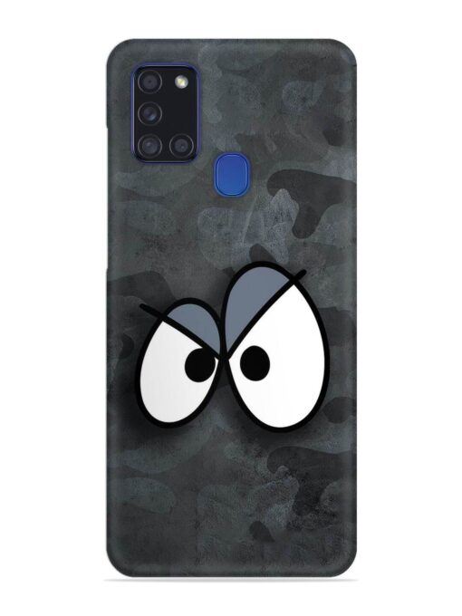 Big Eyes Night Mode Snap Case for Samsung Galaxy A21S Zapvi