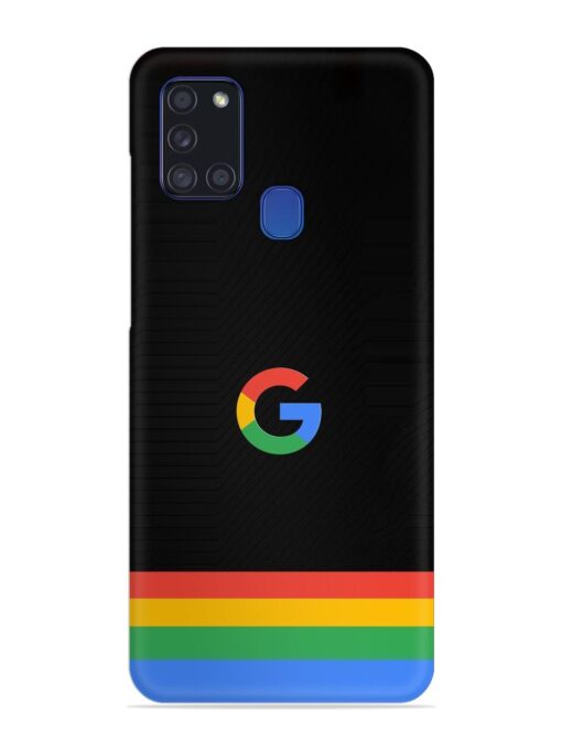 Google Logo Art Snap Case for Samsung Galaxy A21S Zapvi
