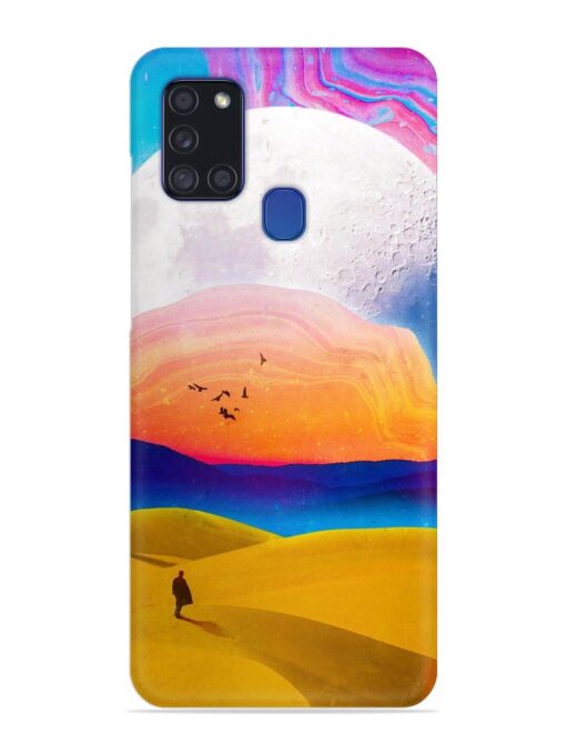 Sandy Desert Snap Case for Samsung Galaxy A21S Zapvi
