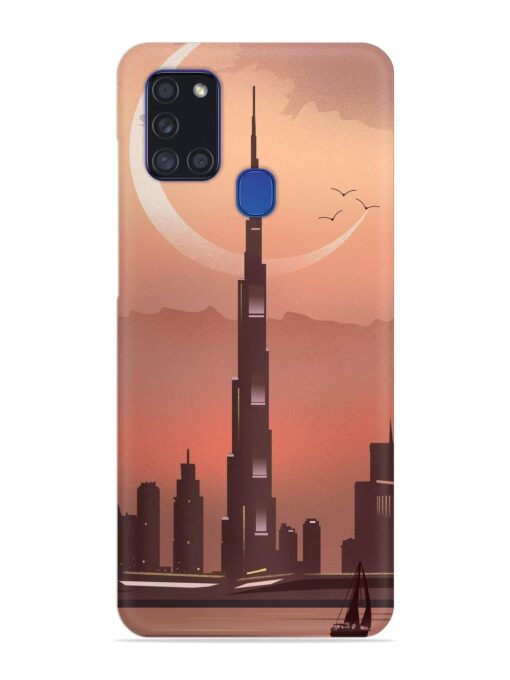 Landmark Burj Khalifa Snap Case for Samsung Galaxy A21S Zapvi
