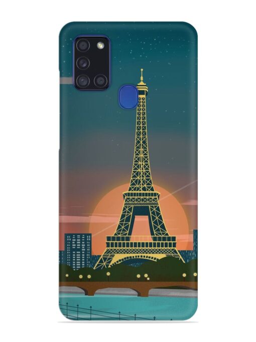 Scenery Architecture France Paris Snap Case for Samsung Galaxy A21S Zapvi