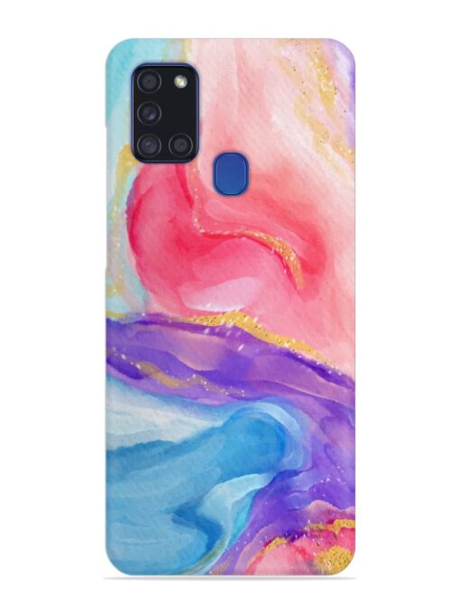 Watercolor Gradient Snap Case for Samsung Galaxy A21S Zapvi