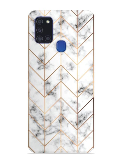 Vector Marble Texture Snap Case for Samsung Galaxy A21S Zapvi