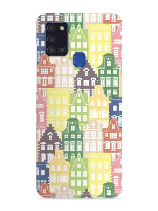 Seamless Shapes Pattern Snap Case for Samsung Galaxy A21S Zapvi