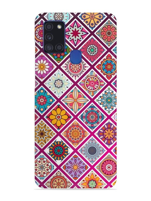 Seamless Tile Pattern Snap Case for Samsung Galaxy A21S Zapvi