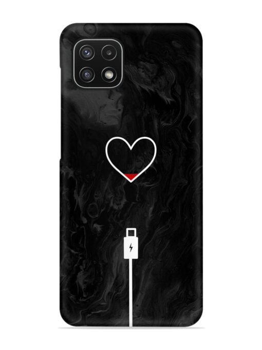 Heart Charging Vector Snap Case for Samsung Galaxy A22 (5G) Zapvi