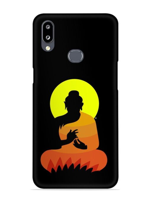 Buddha Art Black Snap Case for Samsung Galaxy A30 Zapvi
