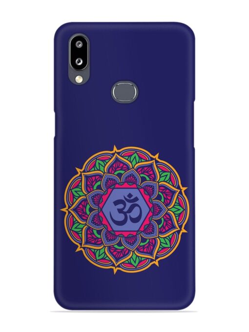 Om Mandala Art Blue Snap Case for Samsung Galaxy A30 Zapvi