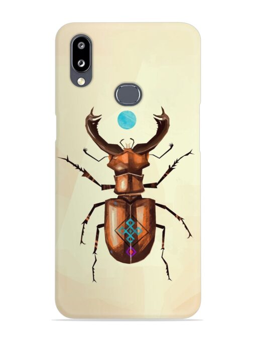 Stag Beetle Vector Snap Case for Samsung Galaxy A30 Zapvi