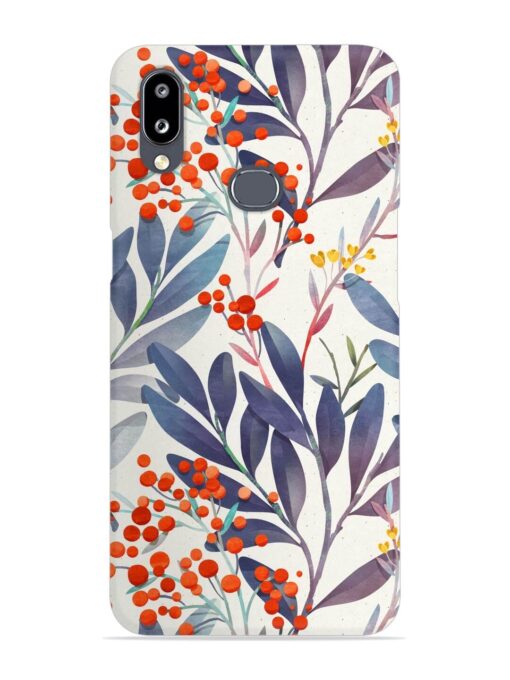 Seamless Floral Pattern Snap Case for Samsung Galaxy A30 Zapvi
