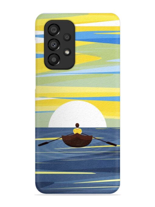 Rowing Person Ferry Paddle Snap Case for Samsung Galaxy A33 (5G) Zapvi