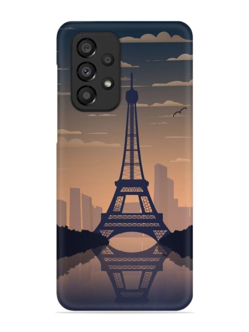 France Paris Eiffel Tower Gradient Snap Case for Samsung Galaxy A33 (5G) Zapvi