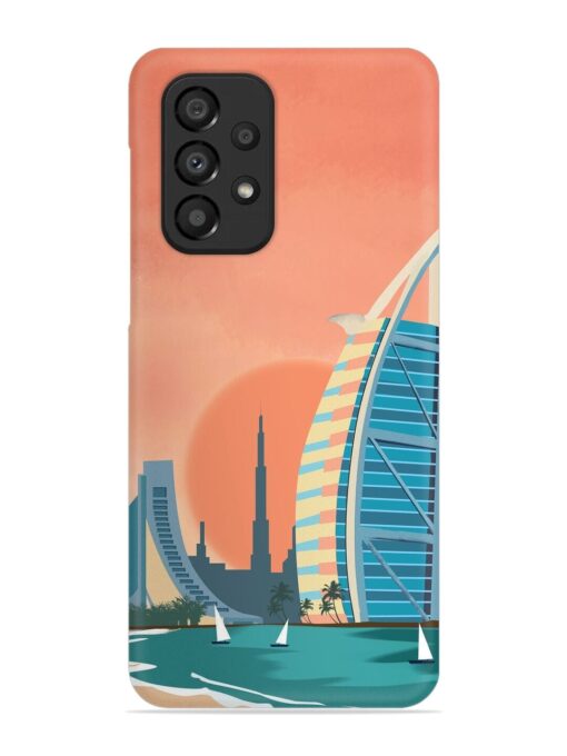 Dubai Architectural Scenery Snap Case for Samsung Galaxy A33 (5G) Zapvi