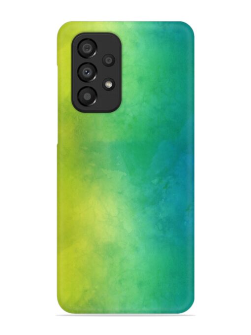 Yellow Green Gradient Snap Case for Samsung Galaxy A33 (5G) Zapvi