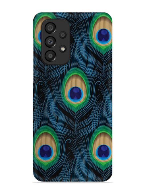 Seamless Pattern Peacock Snap Case for Samsung Galaxy A33 (5G) Zapvi