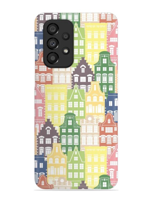 Seamless Shapes Pattern Snap Case for Samsung Galaxy A33 (5G) Zapvi