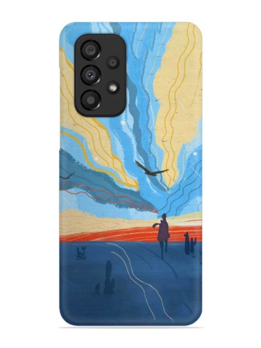 Minimal Abstract Landscape Snap Case for Samsung Galaxy A33 (5G) Zapvi