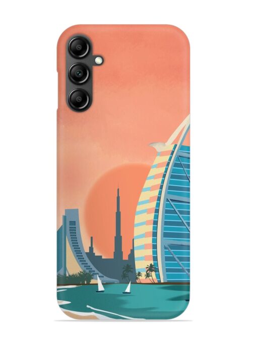 Dubai Architectural Scenery Snap Case for Samsung Galaxy A34 (5G) Zapvi