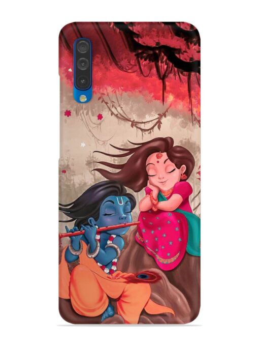 Radhe Krishna Water Art Snap Case for Samsung Galaxy A50 Zapvi
