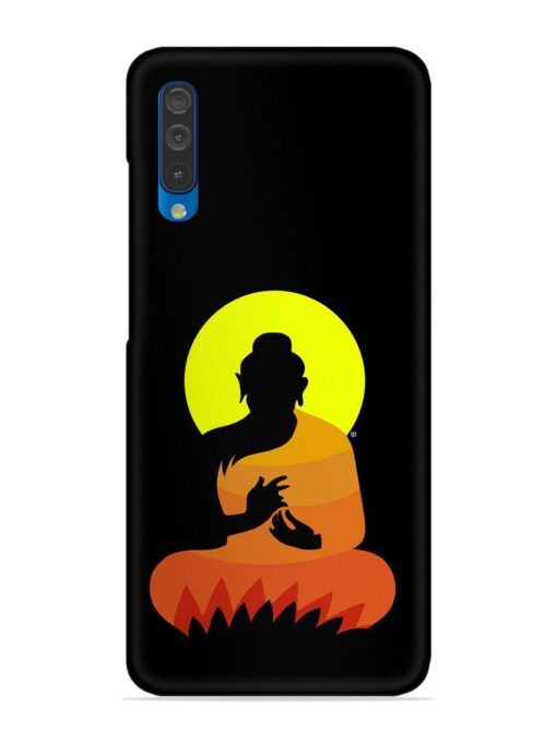 Buddha Art Black Snap Case for Samsung Galaxy A50 Zapvi