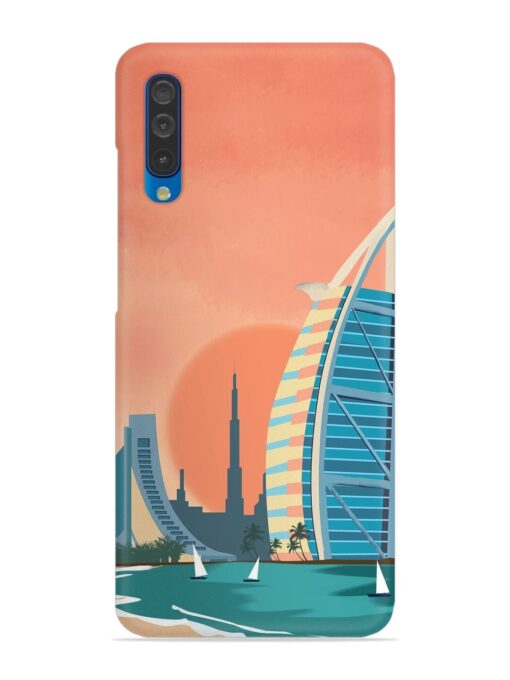 Dubai Architectural Scenery Snap Case for Samsung Galaxy A50 Zapvi