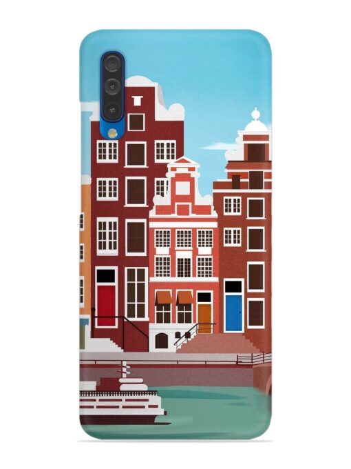 Scenery Architecture Amsterdam Landscape Snap Case for Samsung Galaxy A50 Zapvi