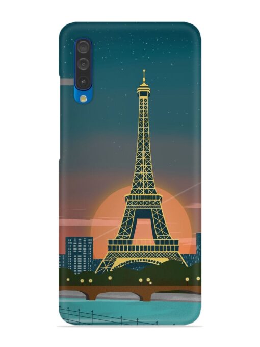 Scenery Architecture France Paris Snap Case for Samsung Galaxy A50 Zapvi