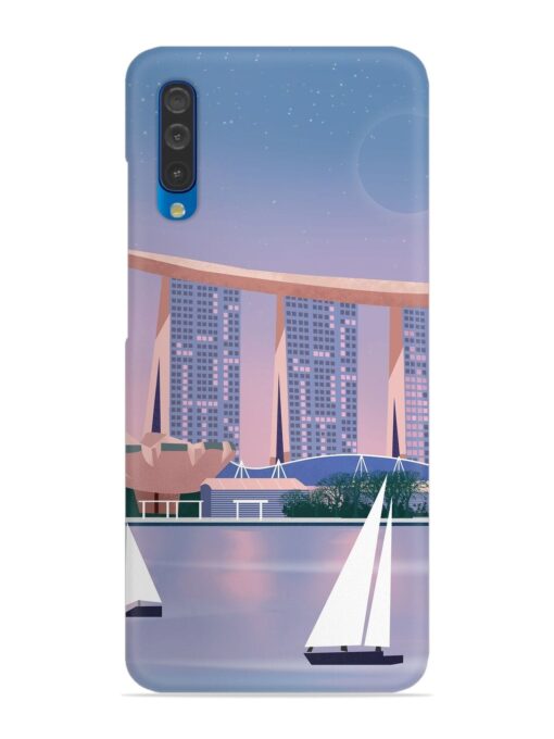 Singapore Scenery Architecture Snap Case for Samsung Galaxy A50 Zapvi