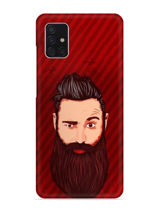 Beardo Man Snap Case for Samsung Galaxy A51 Zapvi