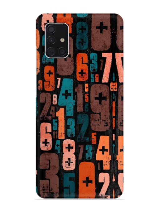 0 To 9 Art Snap Case for Samsung Galaxy A51 Zapvi