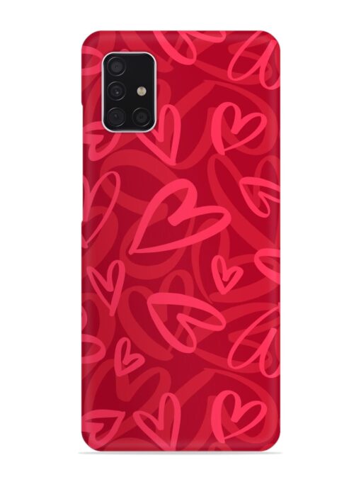 Seamless Romantic Pattern Snap Case for Samsung Galaxy A51 Zapvi
