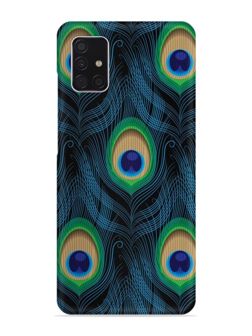 Seamless Pattern Peacock Snap Case for Samsung Galaxy A51 Zapvi