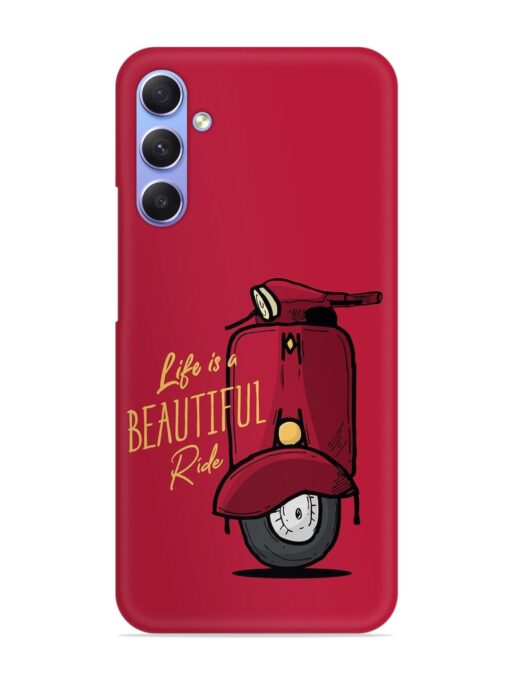 Life Is Beautiful Rides Snap Case for Samsung Galaxy A54 (5G) Zapvi