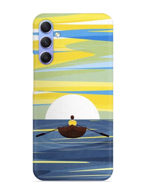 Rowing Person Ferry Paddle Snap Case for Samsung Galaxy A54 (5G) Zapvi