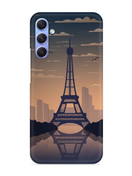 France Paris Eiffel Tower Gradient Snap Case for Samsung Galaxy A54 (5G) Zapvi