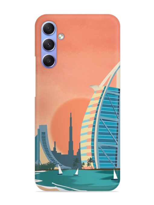 Dubai Architectural Scenery Snap Case for Samsung Galaxy A54 (5G) Zapvi
