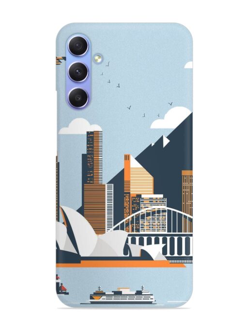 Sydney Opera Landscape Snap Case for Samsung Galaxy A54 (5G) Zapvi