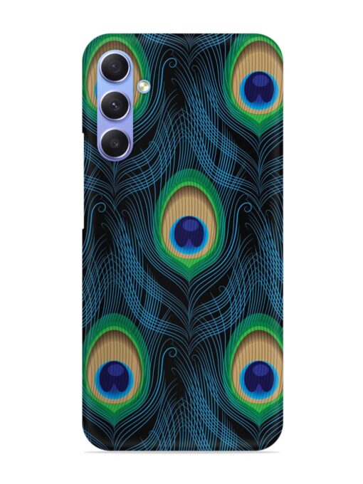 Seamless Pattern Peacock Snap Case for Samsung Galaxy A54 (5G) Zapvi