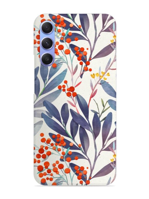 Seamless Floral Pattern Snap Case for Samsung Galaxy A54 (5G) Zapvi