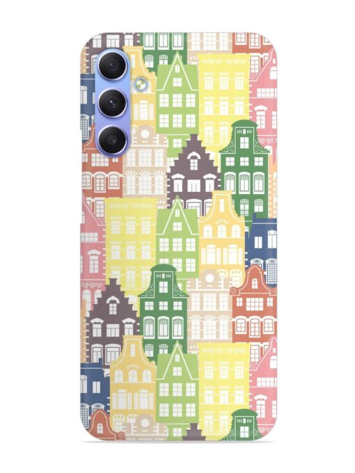 Seamless Shapes Pattern Snap Case for Samsung Galaxy A54 (5G) Zapvi